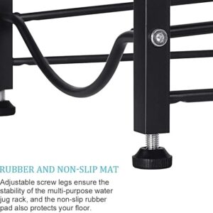 Water Cooler Jug Rack 3 Tier Water Bottle Storage Organizer